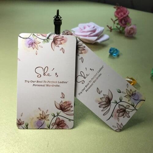 200pcs 300gsm customized garment hang tags/paper tags white/printing labels clothing tags/label Free Shipping hang tags custom