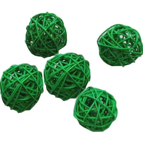 50pcs per lot diameter 4cm colorful Rattan Ball home wedding decorative party supplies