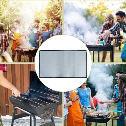 Adiabatic Carpet Heat Insulation Mat Apyrous Carpet for Protecting Deck Ground Optimal Heat Resistance Foldable for Outdoors