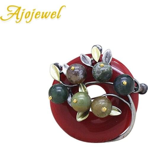 Ajojewel Black Brooches For Clothes
