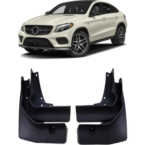 Car Splash Guards Mud Flaps Fit FOR 2016 2017 2018 Benz GLE43 63 GLE450 AMG Coupe Sport fender 4PCS/Set