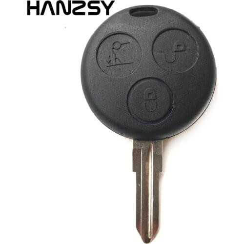 3 Button Remote key Case Fob For Mercedes Benz Smart Fortwo 450 Forfour Roadster Replacement Car key Cover Shell