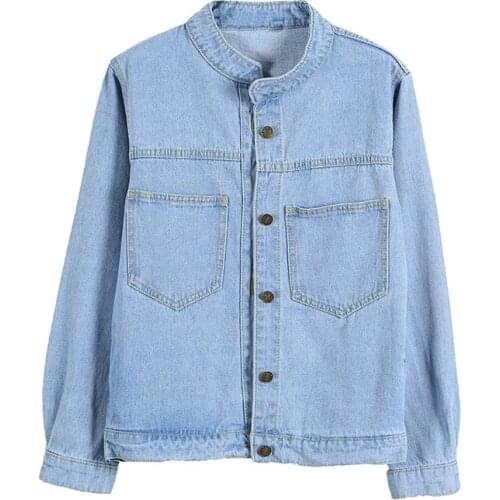 Cheap wholesale 2019 new summer Hot selling womens fashion casual Denim Jacket BW93