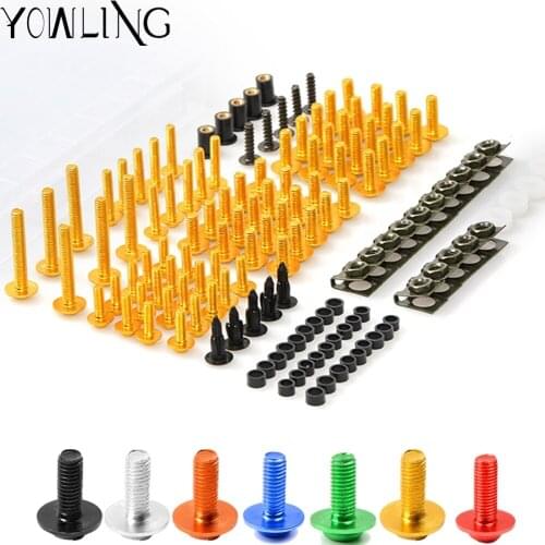 For HONDA CBR1000F SC24 1993 1994 1995 1996 1997 1998 Full Fairing Bolts Kit Speed Nuts Motorcycle Side Covering Screws