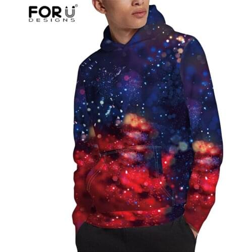 FORUDESIGNS Men's Printed Hoodies