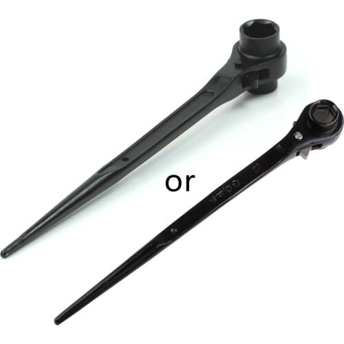 Scaffolding Podger Ratchet Spanner Site Ratcheting Socket Wrench Tool 19mm/22mm 85AC