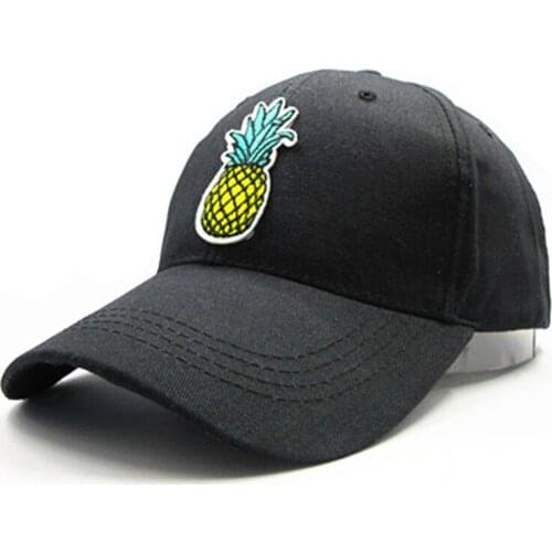 Pineapple fruit embroidery cotton Casquette Baseball Cap hip-hop cap Adjustable Snapback Hats for kids men women 147