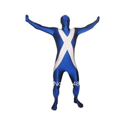 Flag of Scotland Fullbody Spandex Zentai Suit