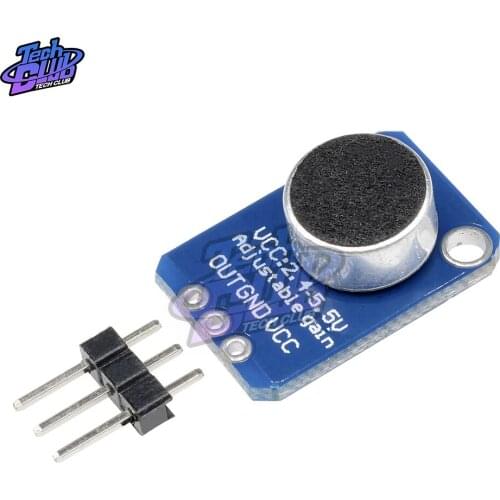 MAX4466 Electret Microphone Amplifier Adjustable Gain Breakout Board Module for Arduino MAX4466 DIY Kit PCB Board Module