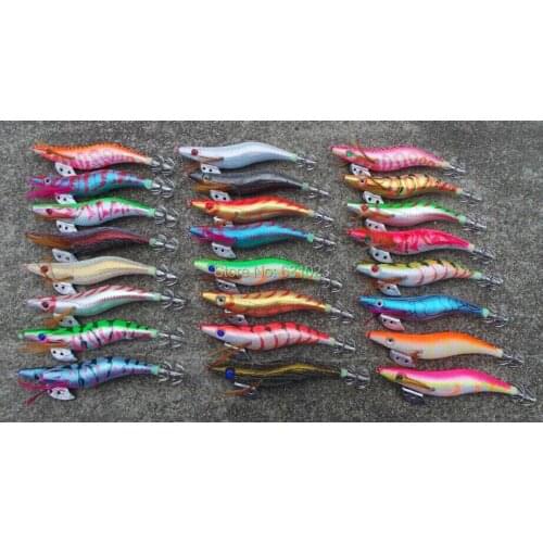 MR OCTOPUS 15pcs 3.5# squid jigs ,squid hook,fishing lure,laser colour 13.5cm