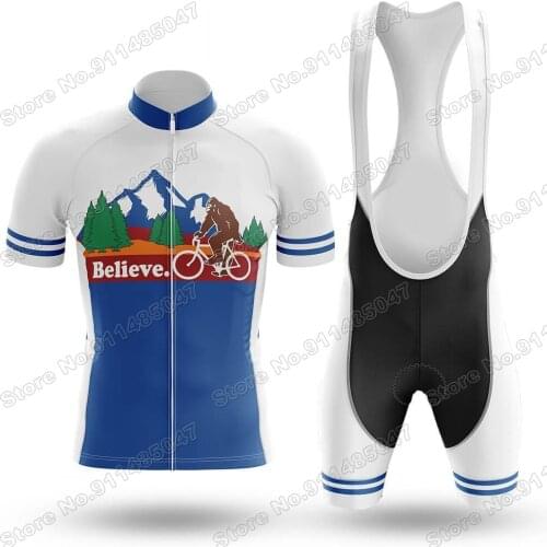 2021 Bigfoot Mens Cycling Jersey Set Summer Clothing Road Bike Shirts Suit Bicycle Bib Shorts MTB Wear Maillot Ropa
