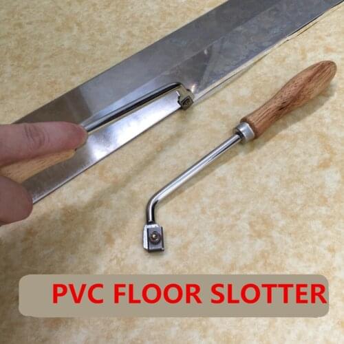 Vinyl Floor Welding Slot Knife Plastic Floor Welding Grooving Gouge+Blades