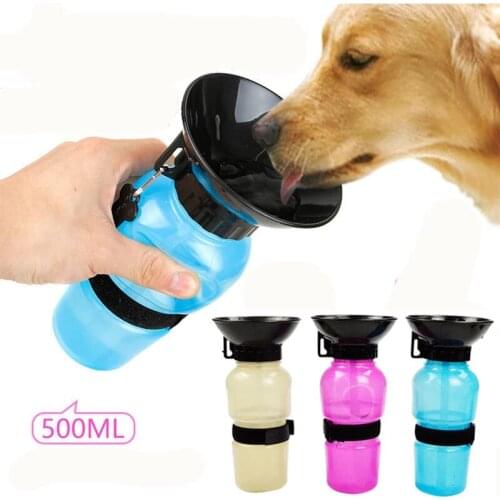 Dog Drinking Water Bottle Pet Sports Squeeze Bottles Portable Feeder Water Dispenser for Dog Cat Travel Pet Accessories