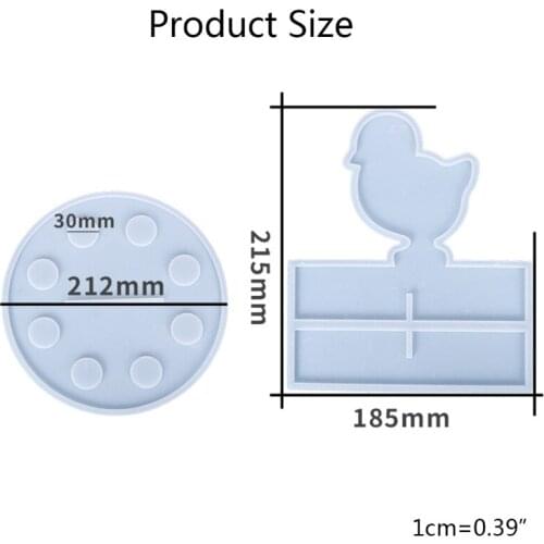 Chirstmas Party Making Props Mold Silicone DIY Resin Handmade Craft Tray DIY Hand Craft Casting Mold Chirstmas Party A5KE