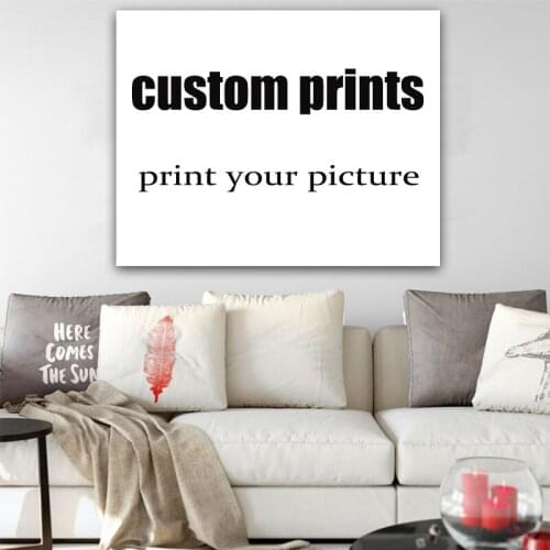 Drop Shipping Customized Prints Painting Custom Made Canvas Picture no Modular Home Decor GOODECOR