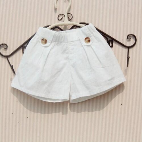 Summer Baby Girl Shorts Cotton 2020 Children Pure Color Pants Teenage Loose Outerwear Sport Pant Kids Girls Clothes 8 12 Years