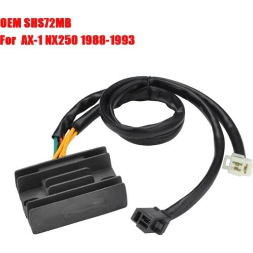 BJMOTO Motorcycle Ignition DC 12V Voltage regulator rectifier For Honda AX-1 NX250 NX 250 AX1 1988 1989 1990 1991 1992 1993 ATV
