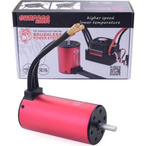 SURPASS HOBBY KK Waterproof 3674 Brushless Motor 1900KV 2250KV 2500KV for RC 1/10 1/8 Drift Racing Off-road Car