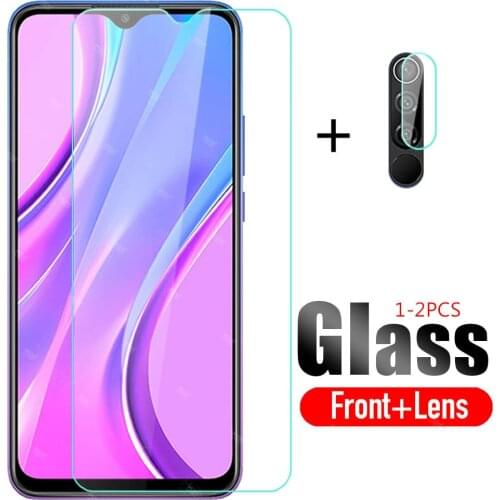 2 in 1 protective glass redmi 9 camera lens protector For xiaomi redmi 9 redmi9 xiomi xaomi redmy 9 tempered glass film 6.53