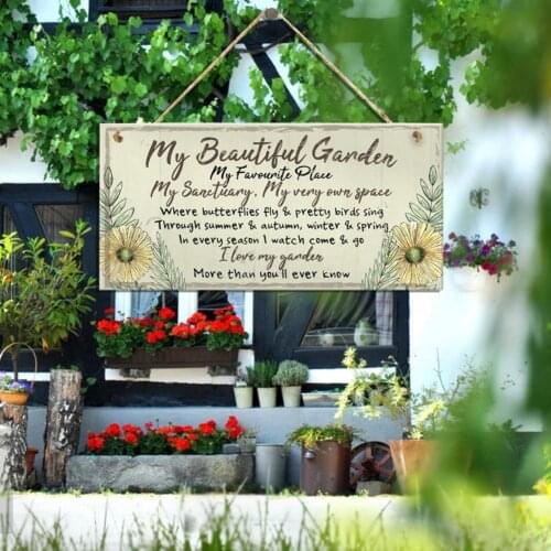 1 Set Wooden Sign Eco-friendly Wear Resistant Wood Wall Hanging Plaques Sign Home Door Wall Home Decoration Accessories