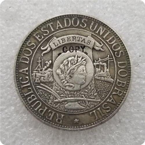 1900 Brazil 1000 Reis coins COPY commemorative coins-replica coins medal coins collectibles