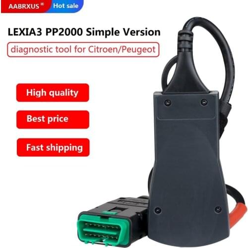 2020 high quality diagbox V48 PP2000 V7.83 professional diagnostic tools for Citroen/Peugeot Multi language DHL free shipping