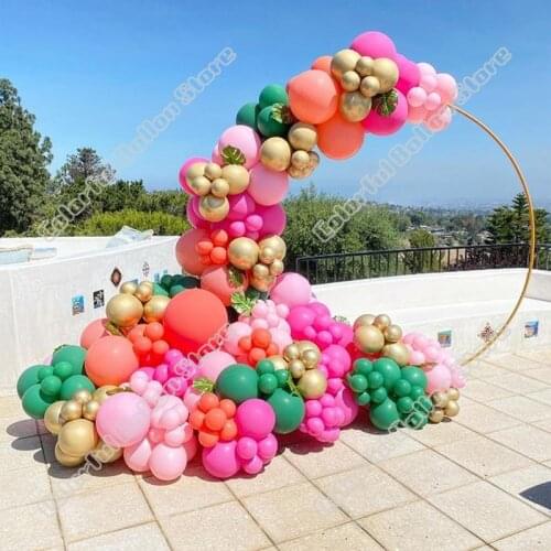 230pcs Birthday Party Wedding Emerald Green Latex Balloon Arch Kit Red Gold Balloon Garland Baby Shower Celebration Decoration