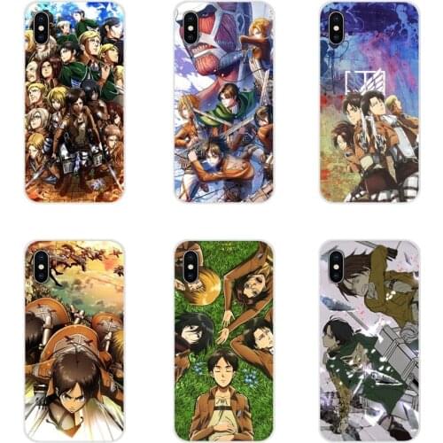 Accessories Phone Cases Covers Anime attack on Titan For Samsung Galaxy A3 A5 A7 A9 A8 Star A6 Plus 2018 2015 2016 2017