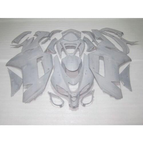 HiXF quality ABS plastic Fairing kit for Kawasaki ZX 6R 2007 2008 NINJA zx6r 07 08 all white motorcycle fairings set XF23