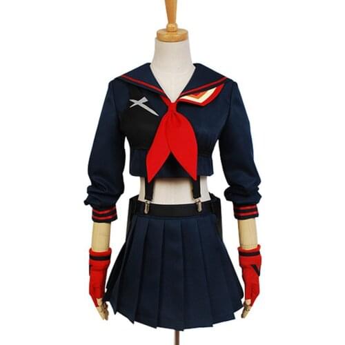 Japanese Anime KILL la KILL Cosplay Ryuko Matoi Cosplay Costume Halloween Costumes Women Girls Party Uniform Dress Custom Made