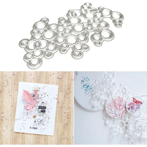 Circle Geometric Metal Cutting Dies Stencil DIY Scrapbooking Album Stamp Paper Card Embossing Craft Decor