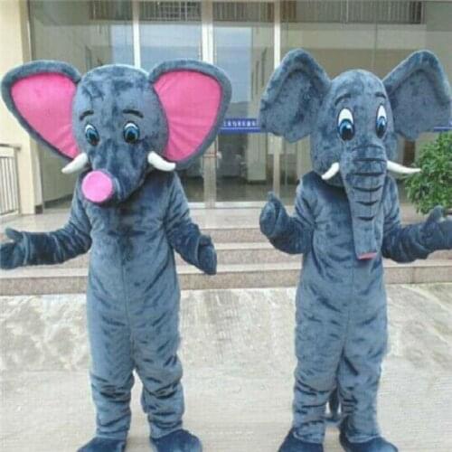 Elephant Mascot Costume Dress Suit Party Game Dress Outfits Clothing Advertising Promotion Carnival Halloween Xmas Easter Adult