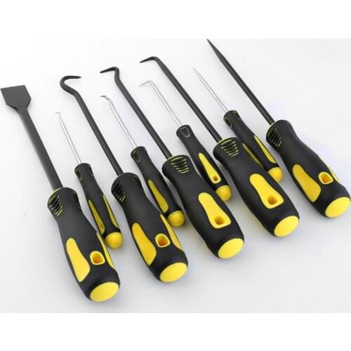 Hook Pick Set Car Repair Oil Seal O-Ring Remover Hand Tool 4Pcs 9Pcs Air Cylinder Cleaning Set Tools Oil Seal Screw Drive Puller
