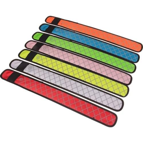 Nylon LED Sports Slap Wrist Strap Band Wristband Light Flash Bracelet Glowing Armband FreeFestive & Party Supplies