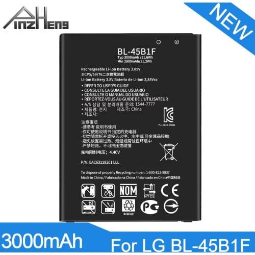 PINZHENG 3000mAh BL-45B1F Mobile Phone Battery For LG V10 H961N F600 H900 H901 VS990 H968 H960A LS992 Replacement Batteries