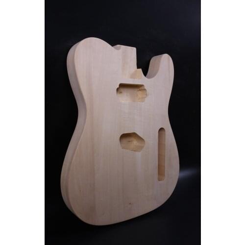 Fit Diy Unfinished Electric Guitar Body bass wood also have mahogany made maple top