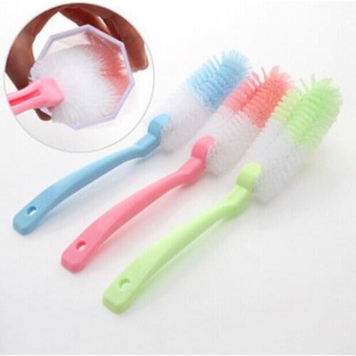 Strong decontamination soft plastic cup brush cleaning brush long-handled plastic brush ss319