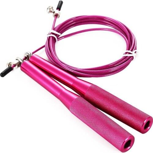 Mounchain Crossfit Speed Jump Rope Steel Wire Skip Adjustable Jump Rope Crossfit Fitnesss Equimpment Exercise Workout 3 Meters