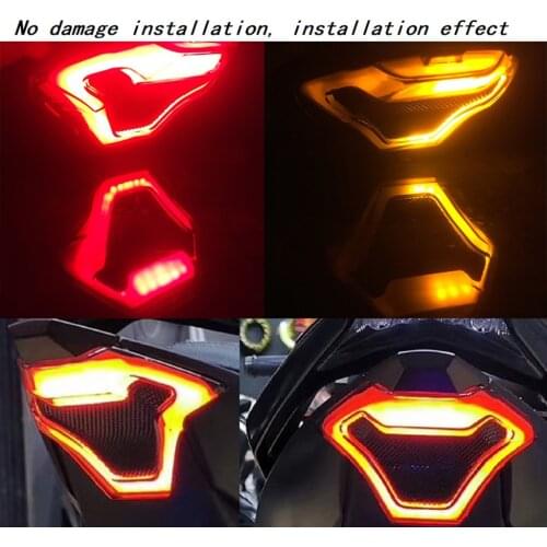 Rear LED Taillight Turn Signal Light Lamp Fits For YAMAHA Y15ZR LC150 MT25
