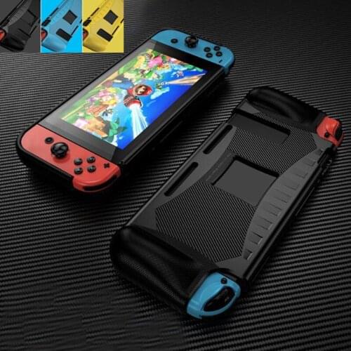 Dockable TPU Hard Back Hand Grip Cover Handgrip Shell For Nintendo Switch NS Lite Joy-Con Controller Silicone Protective Case