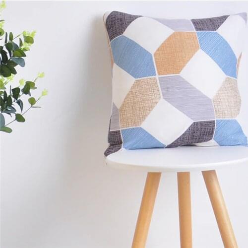 Elastic Cushion Cover 1 Pieces 45*45cm Throw Pillow Cases for Car Hotel Home Decoration