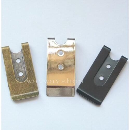 10 25 Pcs Belt Holster Clip Clasp Spring Hook for Buckles Keyring Hardware Phone 52.7x25mm 3-Color Choice