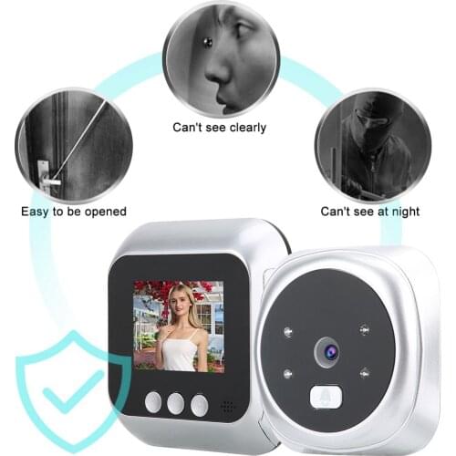 2.4 inch Y5 HD Smart Electronic Smart Cat Eye Wireless Doorbell Camera Smart Wireless Doorbell Motion Sensor Doorbell