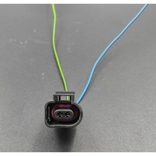 2/5pcs/lot 2 Pin/Way Outdoor Temperature Water Temperature Sensor Connector Plug Wire Cable Pigtail For VW AUDI A4 8K0 973 702