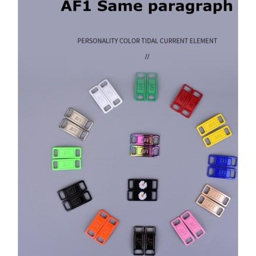 2pcs/pair Shoelace Buckle Metal Shoelaces AF1 Shoelaces buckle Accessories Metal Lace Lock DIY Sneaker Kits Metal Lace Buckle