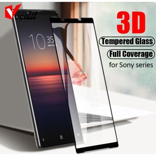 3D Curved Egde Tempered Glass for Sony Xperia 10 5 III 1 II XA2 UItra XA1 Plus XZ5 XZ4 XZ3 XZ2 XZ1 Glass Screen Protector