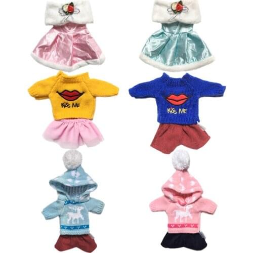 45cm/60cm Doll Clothes for Rabbit Plush Toys Soft Wedding Dress Dolls Sweater Accessories for BJD Dolls Children Girls Gifts