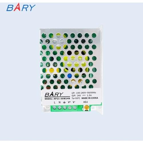 BARY 36W Output Power AC-DC Switching Power Supply Module 100-250VAC To DC24V 1500mA AP21-36W24N White Aluminum Alloy Shell