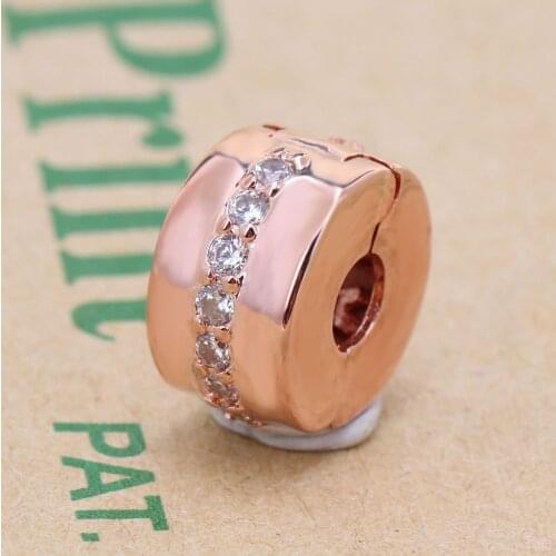 Bewill Hot Sale Genuine 100% 925 Sterling Silver Positioning Button Beautiful Bright Road Fixed Clip Fit Original Bracelet