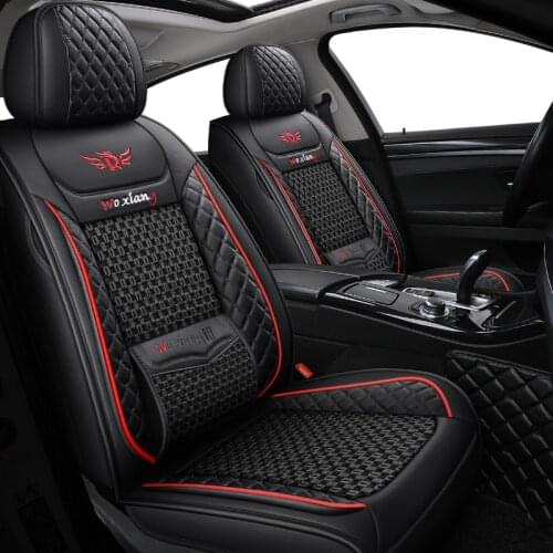 1 PCS leather car seat cover For lada granta vesta sw cross 2114 vesta 2107 xray kalina largus accessories seat covers